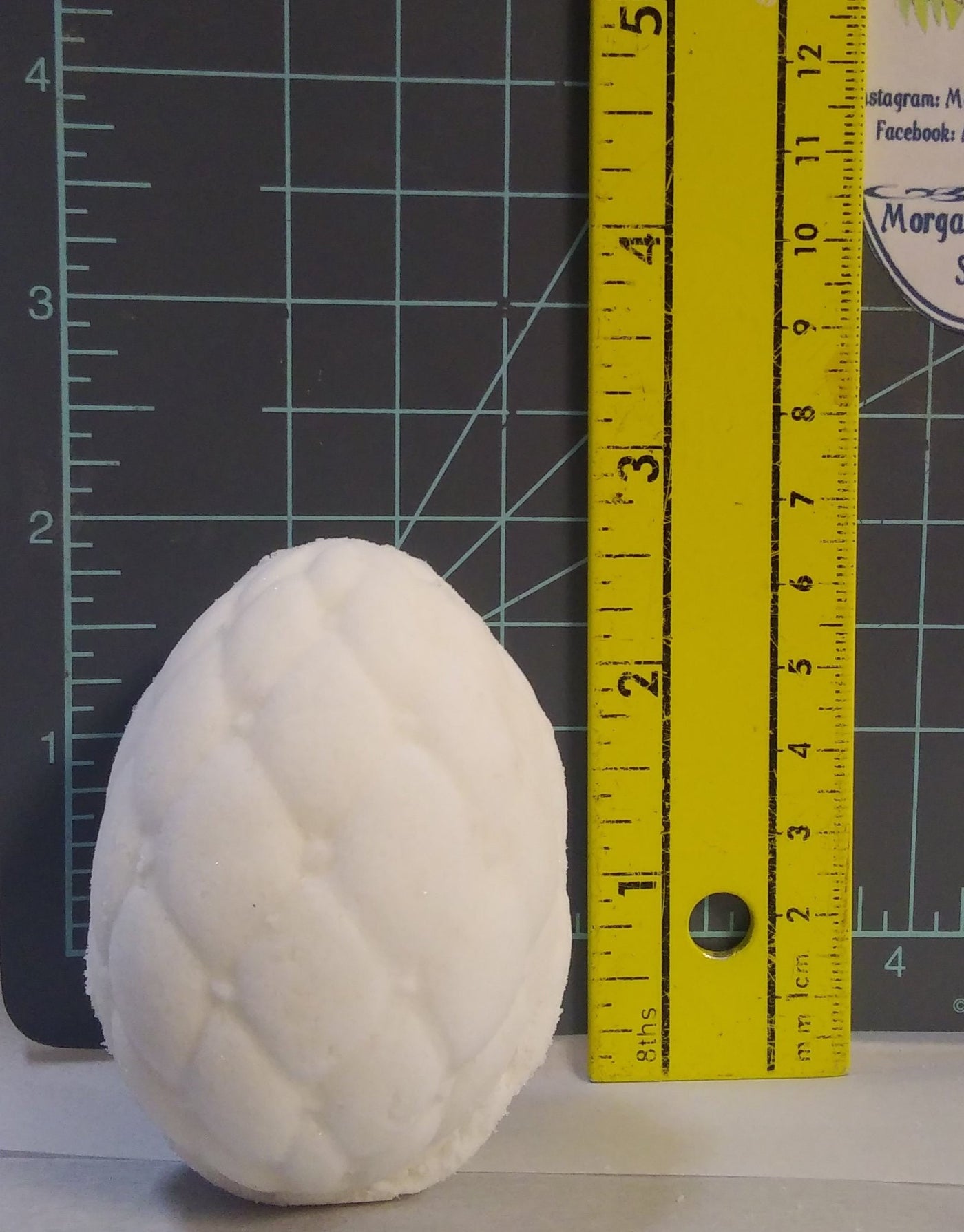 Faberge Pillow egg 2-part Mold