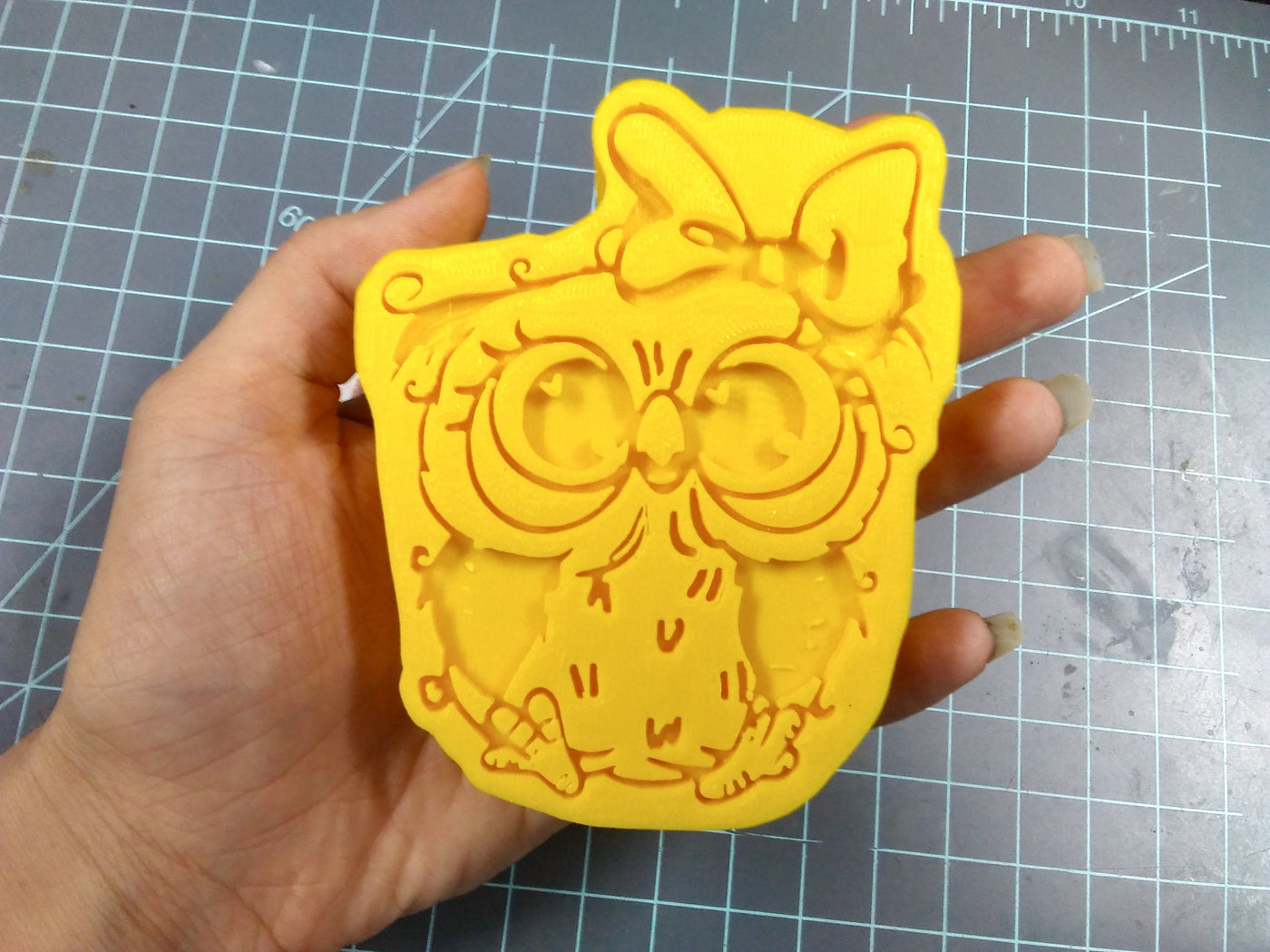 Baby Owl Plastic Mold or Silicone mold, bath bomb mold, soap mold, owl mold, resin mold, candy mold, chocolate mold, baby mold, owl mold