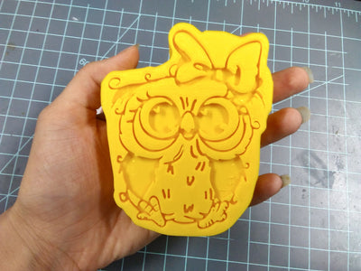 Baby Owl Plastic Mold or Silicone mold, bath bomb mold, soap mold, owl mold, resin mold, candy mold, chocolate mold, baby mold, owl mold