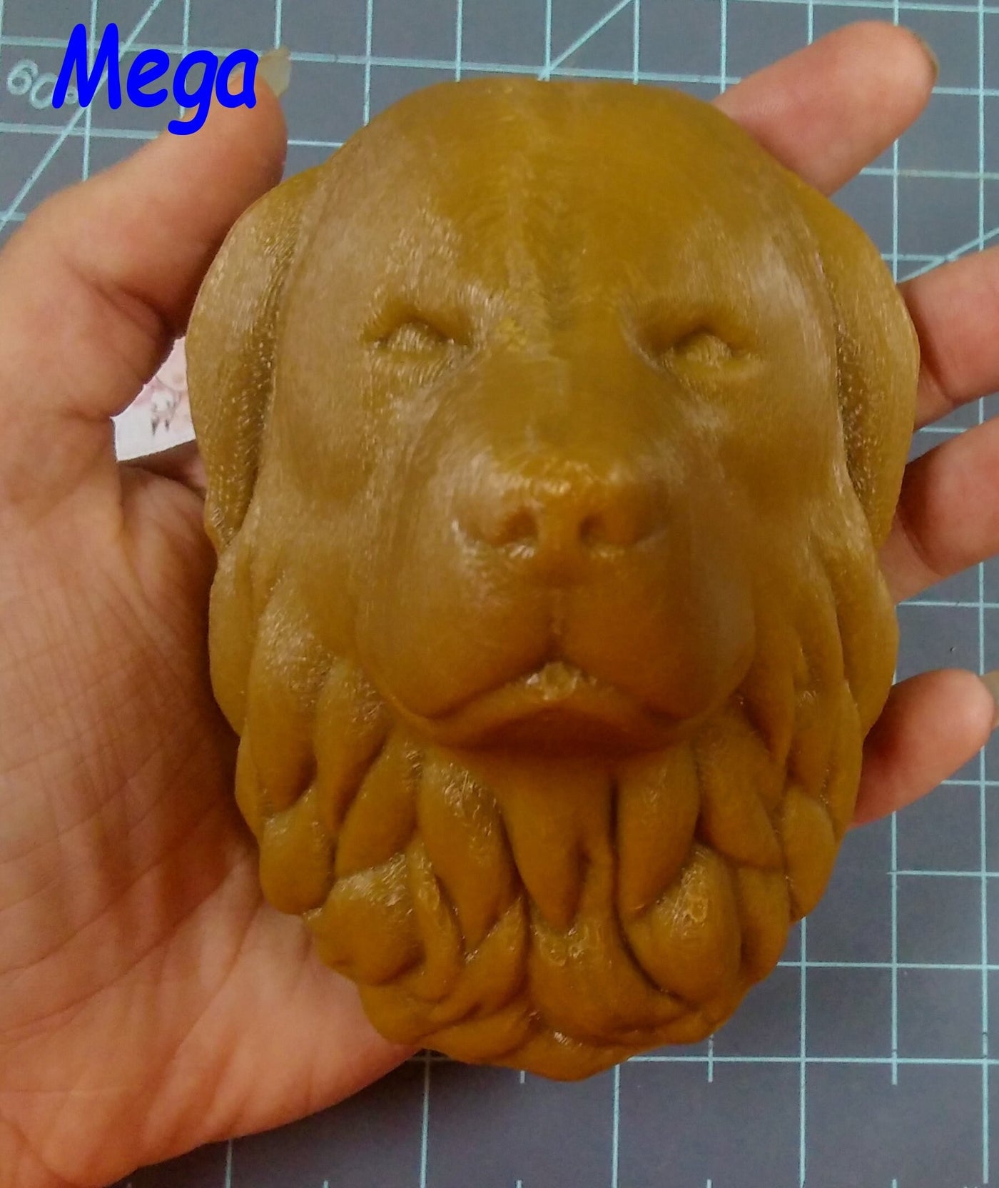 Great Pyrenees Head Mold