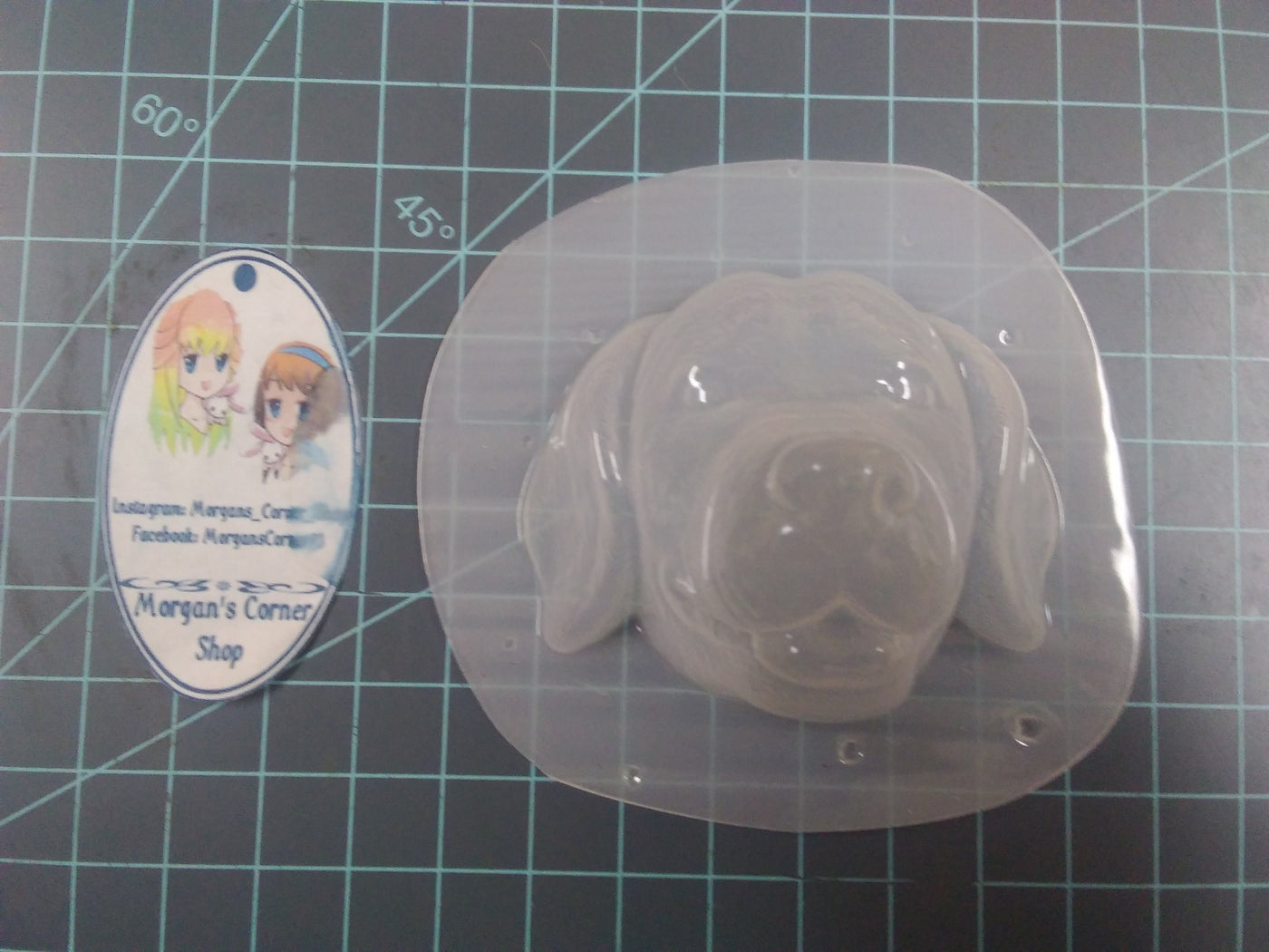 Golden Retriever Head Mold