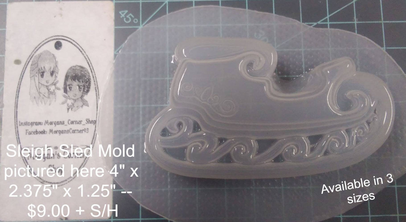 Sleigh Sled Mold