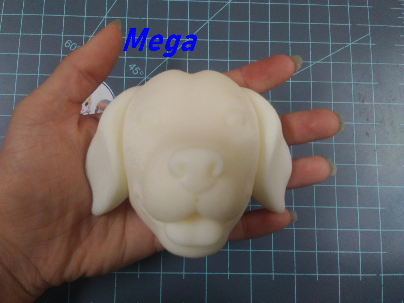 Golden Retriever Head Mold