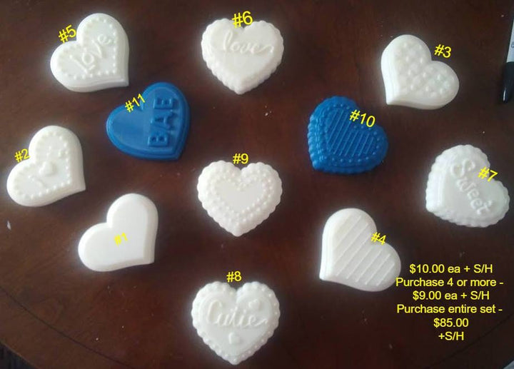 Heart, Love &amp; Dots Collection Molds