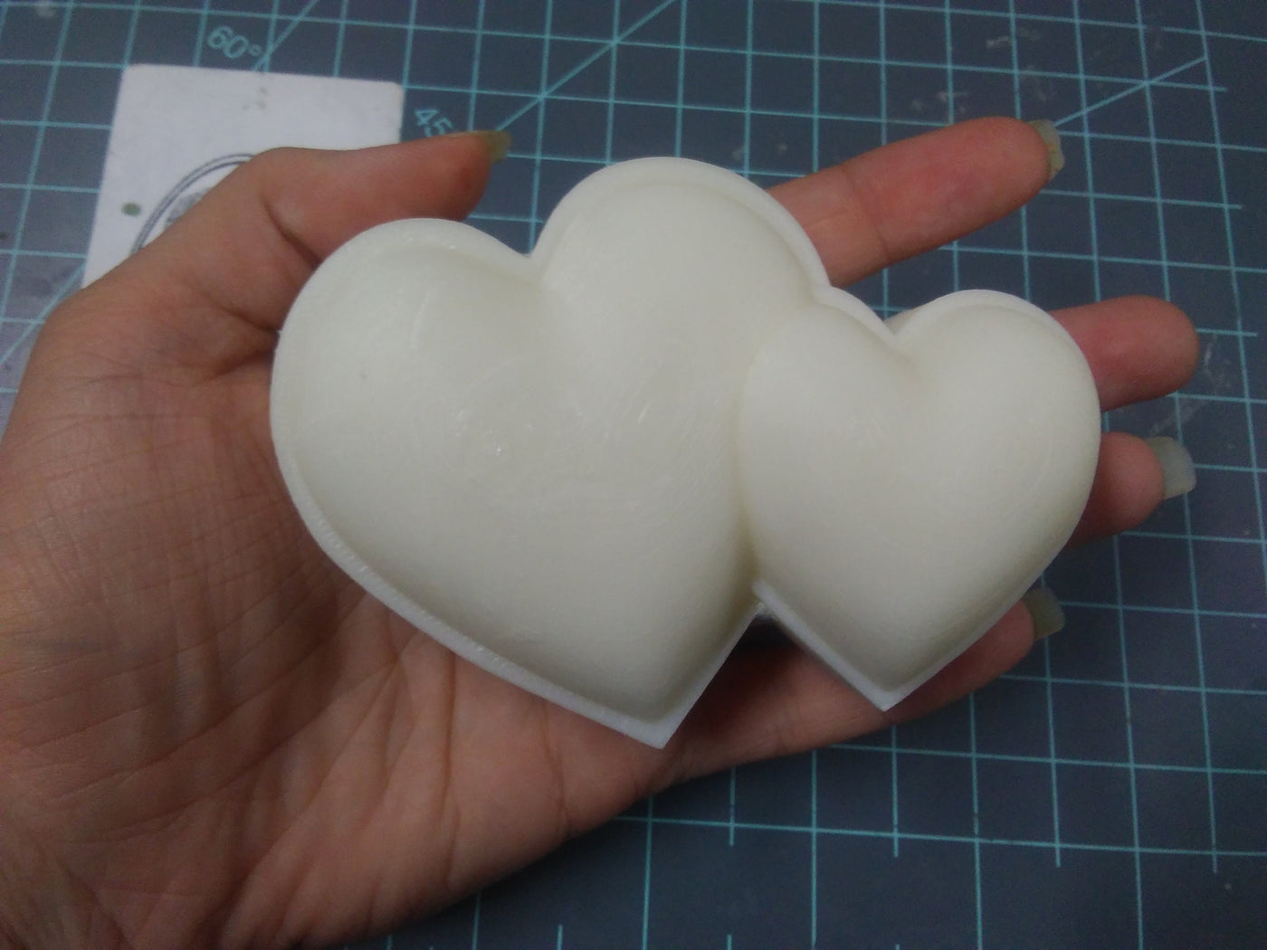 Double Heart Mold