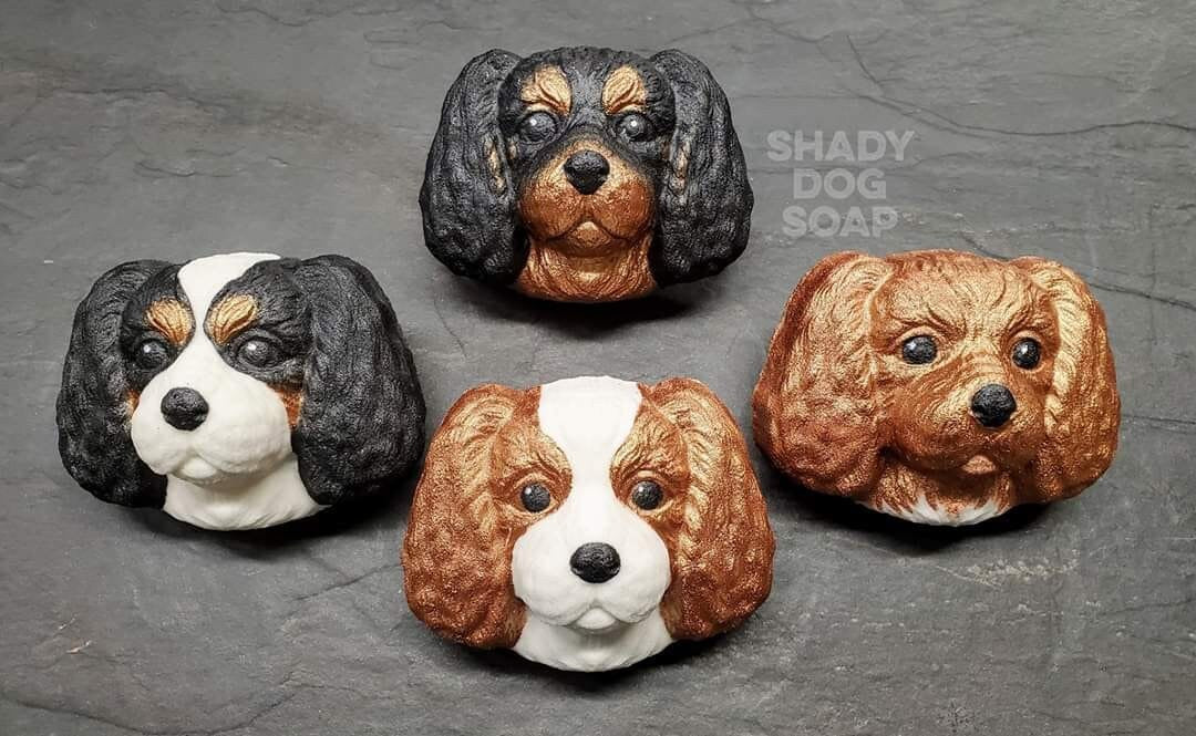 Spaniel Dog Head Mold