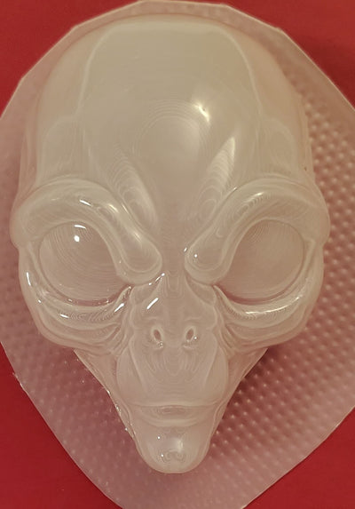 Detailed Alien Head Mold