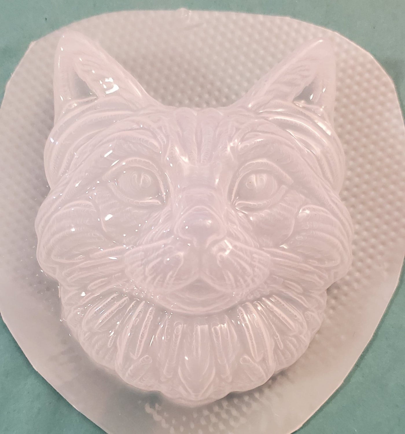 Tabby Cat Head Mold