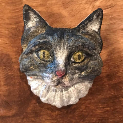 Tabby Cat Head Plastic Mold or Silicone mold, bath bomb mold, soap mold, cat mold, resin mold, chocolate mold, kitten mold, tabby mold,kitty