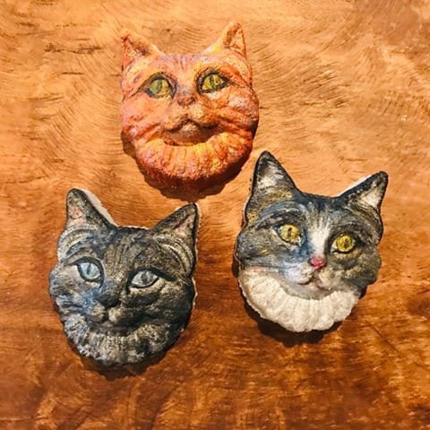 Tabby Cat Head Plastic Mold or Silicone mold, bath bomb mold, soap mold, cat mold, resin mold, chocolate mold, kitten mold, tabby mold,kitty