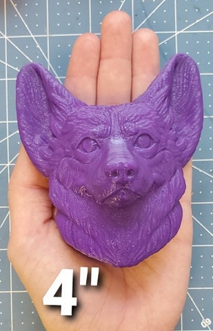 Corgi Dog Head Mold