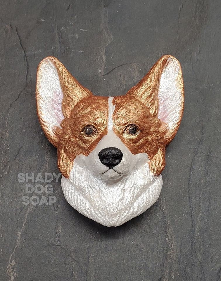 Corgi Dog Head Mold