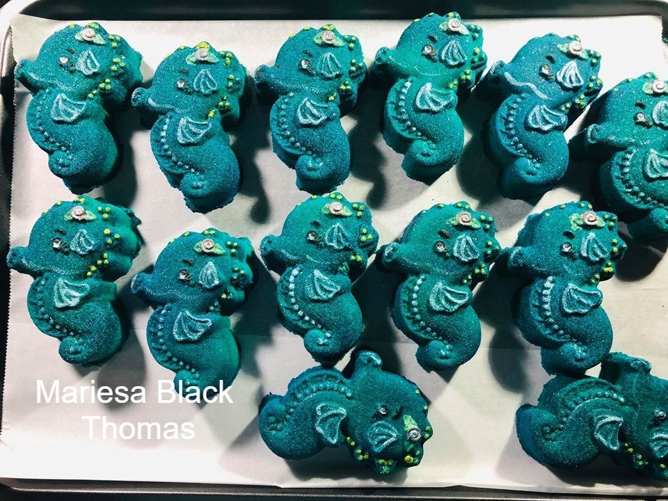 Cartoon Seahorse Mold – Soap, Bath Bombs &amp; Resin