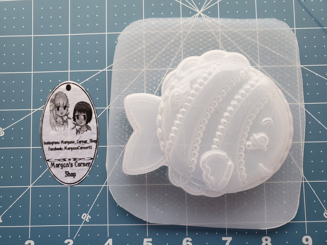 Cartoon Fish Mold – Soap, Bath Bombs &amp; Resin