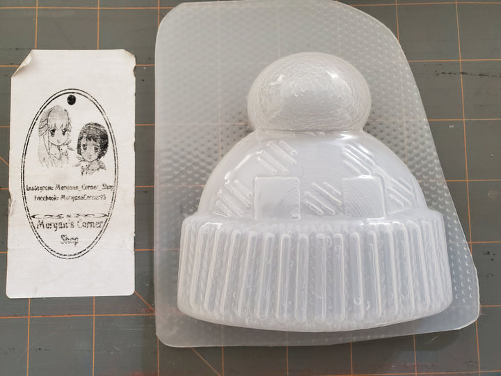 Stocking Checkered Beanie Cap &amp; Mitten Mold