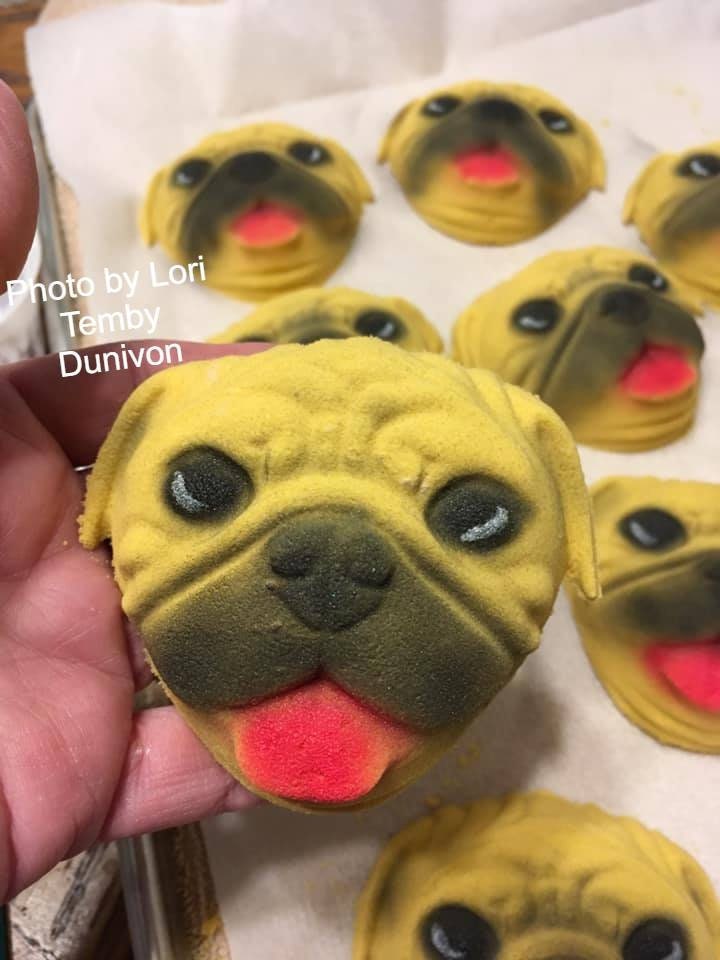 Pug Dog Head Mold