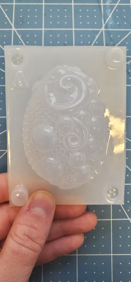 Mermaid Egg 2-Part Mold