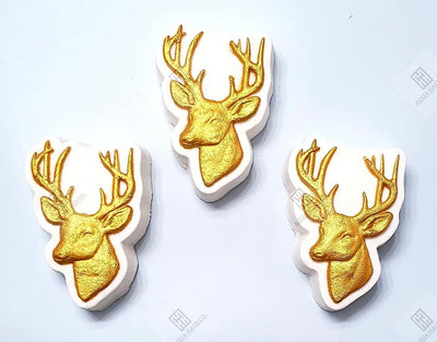 Buck Deer Head Plastic Mold or Silicone mold, bath bomb mold, soap mold, deer mold, resin mold, buck mold, buck head mold, dear mold, antler