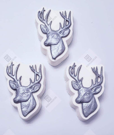 Buck Deer Head Plastic Mold or Silicone mold, bath bomb mold, soap mold, deer mold, resin mold, buck mold, buck head mold, dear mold, antler