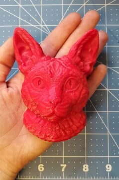 Siamese Cat Head Plastic Mold or Silicone mold, bath bomb mold, soap mold, cat mold, resin mold, Siamese cat mold, Kitten mold, kitty mold