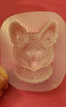 Siamese Cat Head Mold