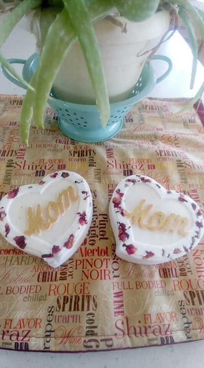 Mom Heart Plastic Mold or Silicone mold, bath bomb mold, soap mold, mom mold, resin mold, heart mold, mothers day mold, mommy mold, mother