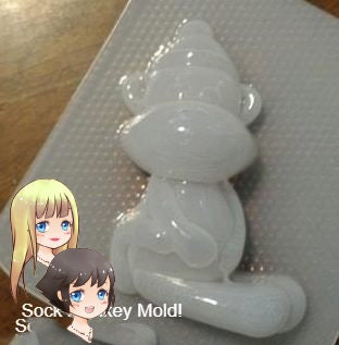 Sock Monkey Mold