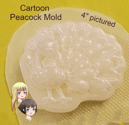 Cartoon Peacock Mold