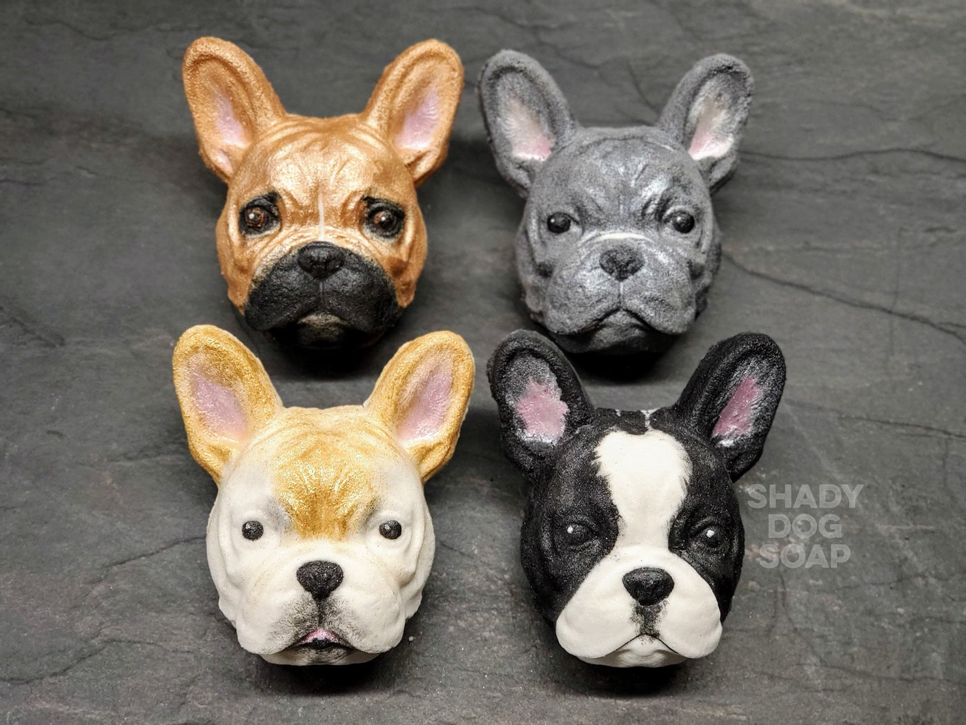 French Bulldog Plastic Mold, dog mold, bath bomb mold, soap mold, bulldog mold, resin mold, puppy mold, Frenchie mold, French Bulldog mold