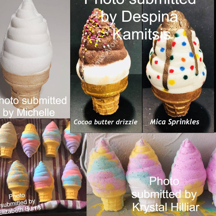 Ice Cream Cone 2 part Mold