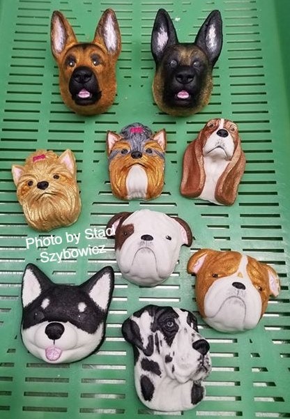 French Bulldog Plastic Mold, dog mold, bath bomb mold, soap mold, bulldog mold, resin mold, puppy mold, Frenchie mold, French Bulldog mold