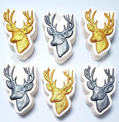 Buck Deer Head Plastic Mold or Silicone mold, bath bomb mold, soap mold, deer mold, resin mold, buck mold, buck head mold, dear mold, antler