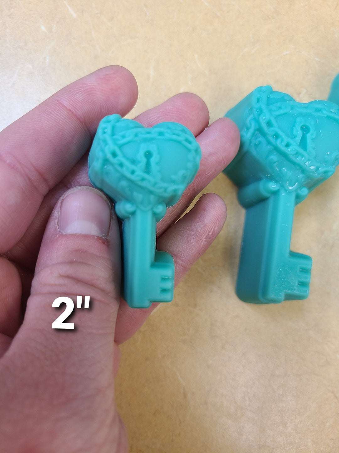 Heart in Chains Key Mold