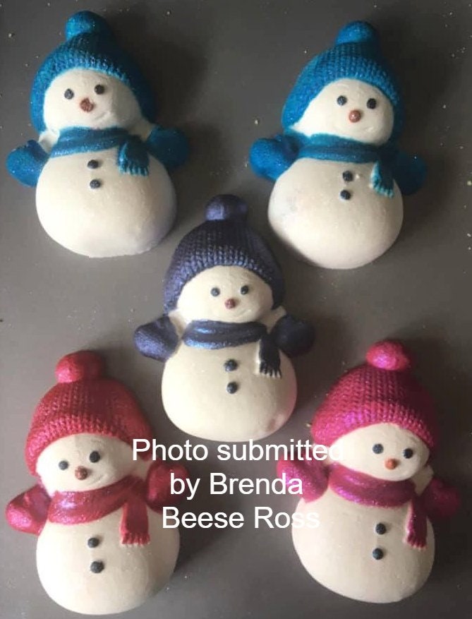 3D Snowman Mold – Soap, Bath Bombs &amp; Chocolate