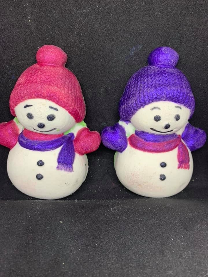 3D Snowman Mold – Soap, Bath Bombs &amp; Chocolate