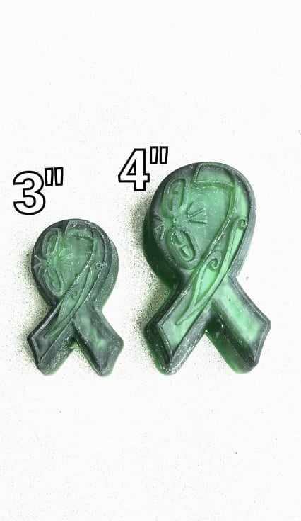 Breaking Addiction Awareness Ribbon Mold