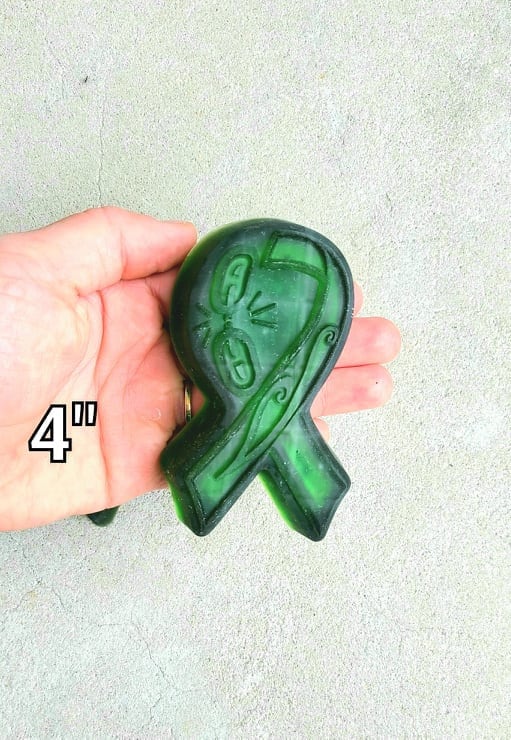 Breaking Addiction Awareness Ribbon Mold
