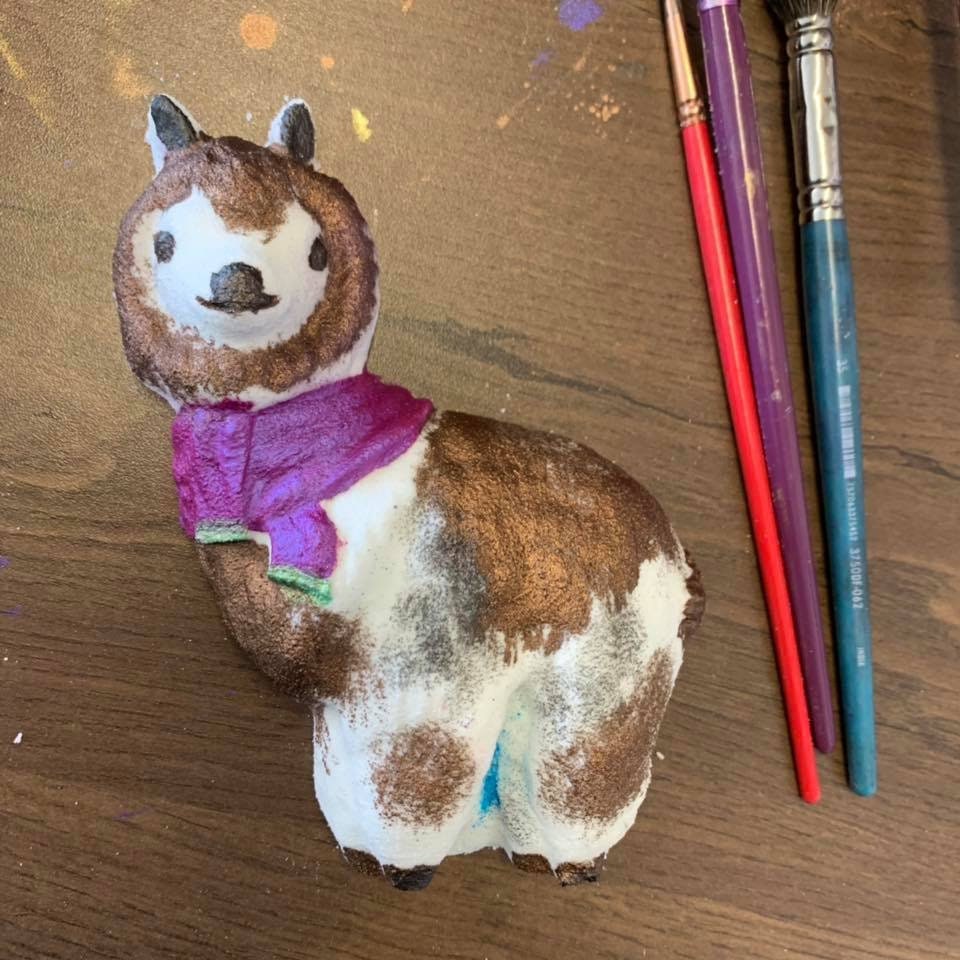 Standing Llama Mold