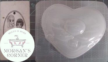 Bunny Face Heart Mold