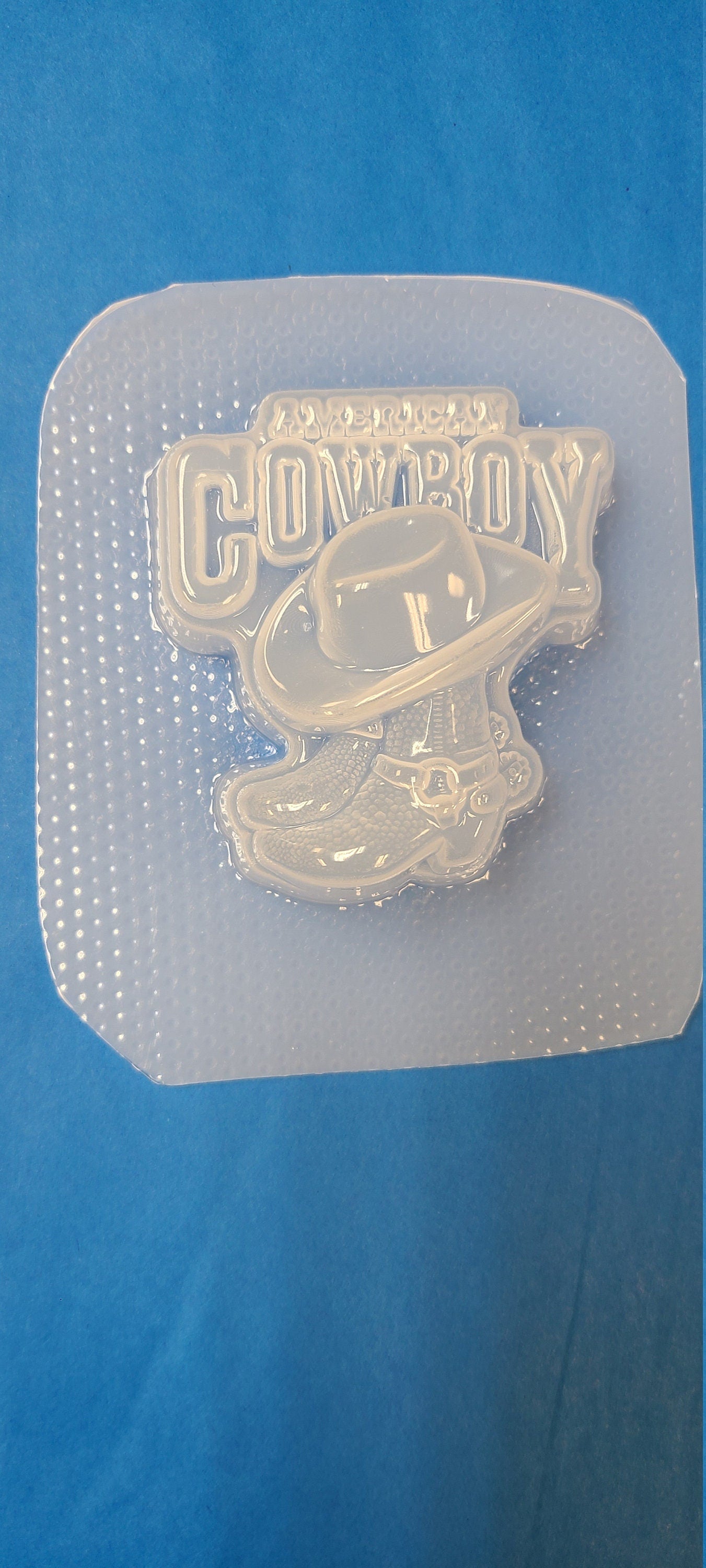 American Cowboy Plastic Mold or Silicone mold, bath bomb mold, soap mold, cowboy mold, resin mold, cowboy boot mold, horse, cowboy hat mold