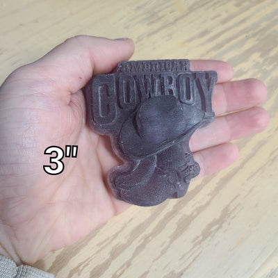 American Cowboy Plastic Mold or Silicone mold, bath bomb mold, soap mold, cowboy mold, resin mold, cowboy boot mold, horse, cowboy hat mold