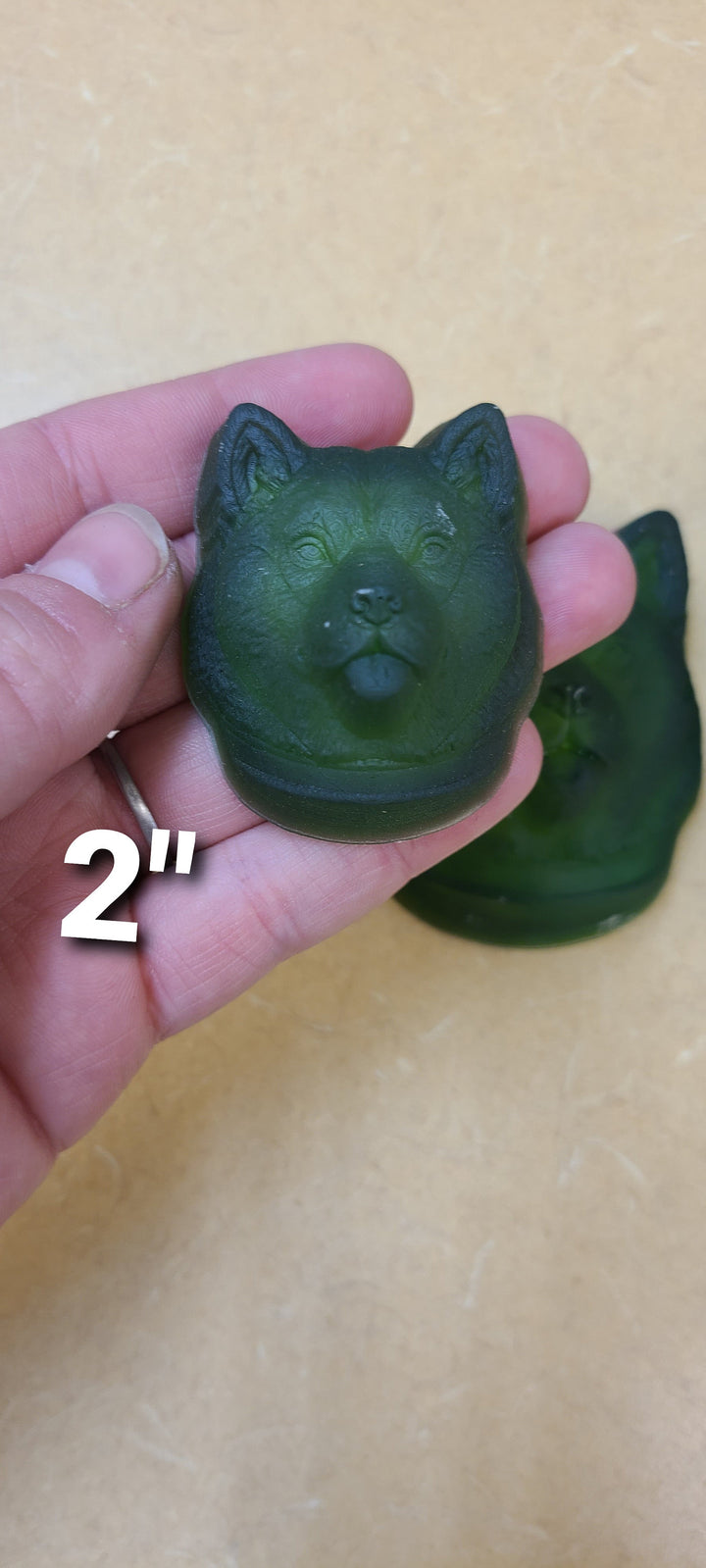 Shiba Inu Dog Head Plastic or Silicone Mold, dog mold, bath bomb mold, soap mold, head mold, resin mold, puppy mold, ShibaIinu mold,