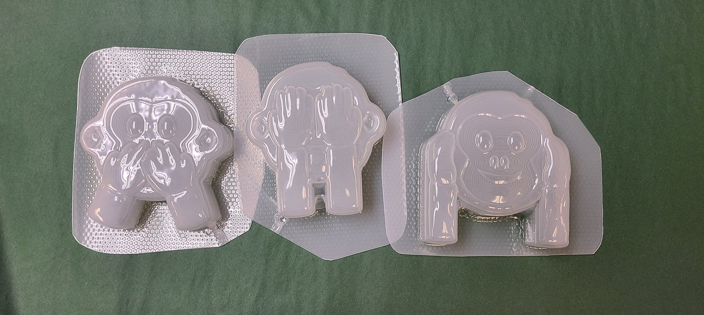 Monkey Emoji Mold