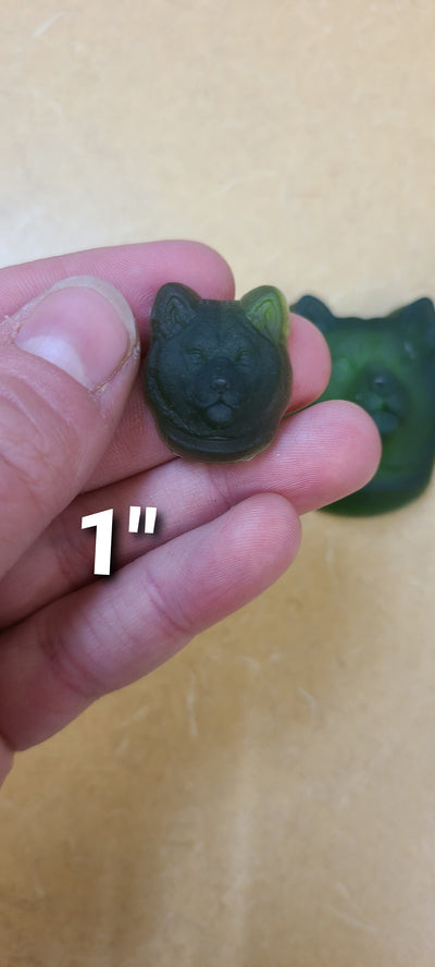 Shiba Inu Dog Head Plastic or Silicone Mold, dog mold, bath bomb mold, soap mold, head mold, resin mold, puppy mold, ShibaIinu mold,