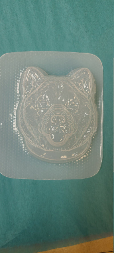 Shiba Inu Dog Head Mold