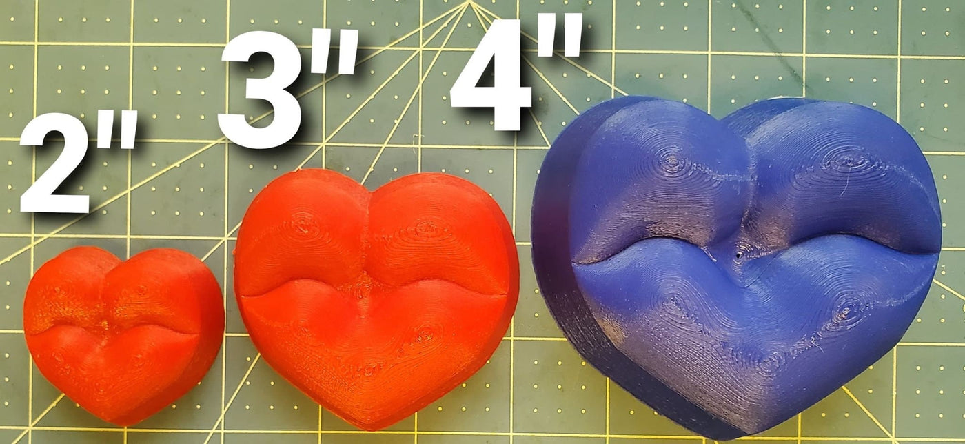 Kissy Heart Lips Mold