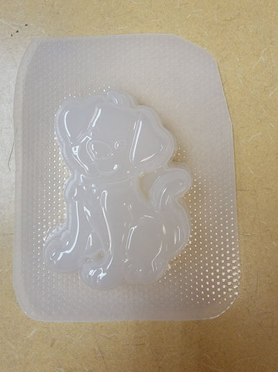 Animated Puppy Plastic Mold or Silicone mold, bath bomb mold, soap mold, Dog mold, resin mold, cutie mold, chocolate mold, puppy mold, cute