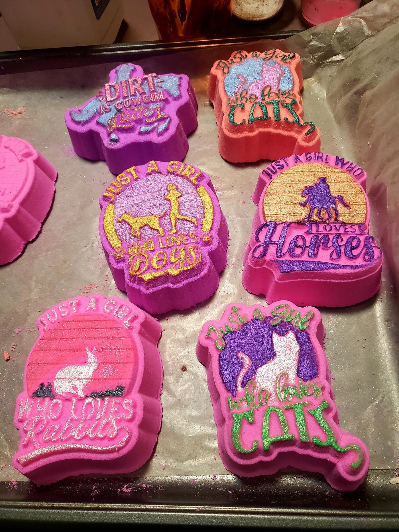 Dirt Is Cowgirl Glitter Mold