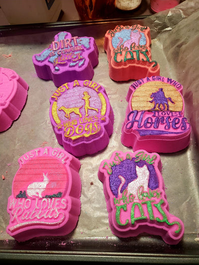 Dirt Is Cowgirl Glitter Mold