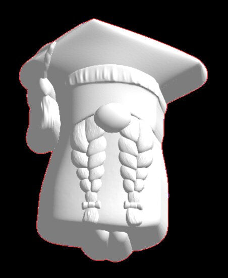 Graduation Gnome Mold